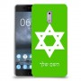 מגן דוד - ישראל כיסוי מגן קשיח בעיצוב אישי עם השם שלך ל Nokia 6 יחידה אחת סקרין מובייל