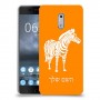 זברה כיסוי מגן קשיח בעיצוב אישי עם השם שלך ל Nokia 6 יחידה אחת סקרין מובייל