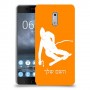 סקִי כיסוי מגן קשיח בעיצוב אישי עם השם שלך ל Nokia 6 יחידה אחת סקרין מובייל