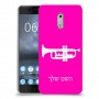 חצוצרה כיסוי מגן קשיח בעיצוב אישי עם השם שלך ל Nokia 6 יחידה אחת סקרין מובייל
