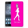 ג'וגלין - אישה כיסוי מגן קשיח בעיצוב אישי עם השם שלך ל Nokia 6 יחידה אחת סקרין מובייל
