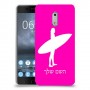 גלישה כיסוי מגן קשיח בעיצוב אישי עם השם שלך ל Nokia 6 יחידה אחת סקרין מובייל