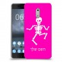 שלד כיסוי מגן קשיח בעיצוב אישי עם השם שלך ל Nokia 6 יחידה אחת סקרין מובייל