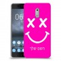 סמיילי כיסוי מגן קשיח בעיצוב אישי עם השם שלך ל Nokia 6 יחידה אחת סקרין מובייל