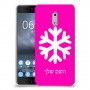 שלג כיסוי מגן קשיח בעיצוב אישי עם השם שלך ל Nokia 6 יחידה אחת סקרין מובייל