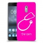 רופא סטטוסקופ כיסוי מגן קשיח בעיצוב אישי עם השם שלך ל Nokia 6 יחידה אחת סקרין מובייל