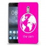 עולם כיסוי מגן קשיח בעיצוב אישי עם השם שלך ל Nokia 6 יחידה אחת סקרין מובייל