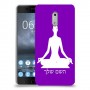 יוגה כיסוי מגן קשיח בעיצוב אישי עם השם שלך ל Nokia 6 יחידה אחת סקרין מובייל