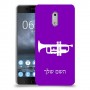 חצוצרה כיסוי מגן קשיח בעיצוב אישי עם השם שלך ל Nokia 6 יחידה אחת סקרין מובייל