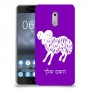 טלה כיסוי מגן קשיח בעיצוב אישי עם השם שלך ל Nokia 6 יחידה אחת סקרין מובייל