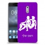 תאומים כיסוי מגן קשיח בעיצוב אישי עם השם שלך ל Nokia 6 יחידה אחת סקרין מובייל