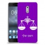 מאזניים כיסוי מגן קשיח בעיצוב אישי עם השם שלך ל Nokia 6 יחידה אחת סקרין מובייל