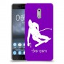 סקִי כיסוי מגן קשיח בעיצוב אישי עם השם שלך ל Nokia 6 יחידה אחת סקרין מובייל