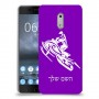 אופנוע שלג כיסוי מגן קשיח בעיצוב אישי עם השם שלך ל Nokia 6 יחידה אחת סקרין מובייל