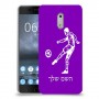 שחקן כדורגל כיסוי מגן קשיח בעיצוב אישי עם השם שלך ל Nokia 6 יחידה אחת סקרין מובייל
