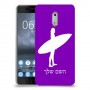 גלישה כיסוי מגן קשיח בעיצוב אישי עם השם שלך ל Nokia 6 יחידה אחת סקרין מובייל