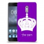 כתר מלכותי כיסוי מגן קשיח בעיצוב אישי עם השם שלך ל Nokia 6 יחידה אחת סקרין מובייל