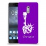 פסל החירות כיסוי מגן קשיח בעיצוב אישי עם השם שלך ל Nokia 6 יחידה אחת סקרין מובייל