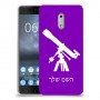 טלסקופ כיסוי מגן קשיח בעיצוב אישי עם השם שלך ל Nokia 6 יחידה אחת סקרין מובייל