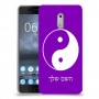סמל יינג יאנג - סין כיסוי מגן קשיח בעיצוב אישי עם השם שלך ל Nokia 6 יחידה אחת סקרין מובייל