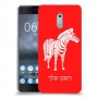 זברה כיסוי מגן קשיח בעיצוב אישי עם השם שלך ל Nokia 6 יחידה אחת סקרין מובייל