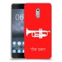 חצוצרה כיסוי מגן קשיח בעיצוב אישי עם השם שלך ל Nokia 6 יחידה אחת סקרין מובייל