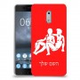 תאומים כיסוי מגן קשיח בעיצוב אישי עם השם שלך ל Nokia 6 יחידה אחת סקרין מובייל