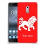 אריה כיסוי מגן קשיח בעיצוב אישי עם השם שלך ל Nokia 6 יחידה אחת סקרין מובייל