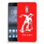 ילד סקייטבורד כיסוי מגן קשיח בעיצוב אישי עם השם שלך ל Nokia 6 יחידה אחת סקרין מובייל