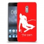 סקִי כיסוי מגן קשיח בעיצוב אישי עם השם שלך ל Nokia 6 יחידה אחת סקרין מובייל