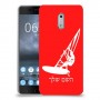 גלישת מפרש כיסוי מגן קשיח בעיצוב אישי עם השם שלך ל Nokia 6 יחידה אחת סקרין מובייל
