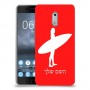גלישה כיסוי מגן קשיח בעיצוב אישי עם השם שלך ל Nokia 6 יחידה אחת סקרין מובייל