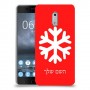 שלג כיסוי מגן קשיח בעיצוב אישי עם השם שלך ל Nokia 6 יחידה אחת סקרין מובייל