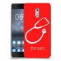 רופא סטטוסקופ כיסוי מגן קשיח בעיצוב אישי עם השם שלך ל Nokia 6 יחידה אחת סקרין מובייל