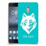 זאב כיסוי מגן קשיח בעיצוב אישי עם השם שלך ל Nokia 6 יחידה אחת סקרין מובייל