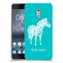 זברה כיסוי מגן קשיח בעיצוב אישי עם השם שלך ל Nokia 6 יחידה אחת סקרין מובייל