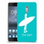 גלישה כיסוי מגן קשיח בעיצוב אישי עם השם שלך ל Nokia 6 יחידה אחת סקרין מובייל