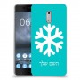 שלג כיסוי מגן קשיח בעיצוב אישי עם השם שלך ל Nokia 6 יחידה אחת סקרין מובייל