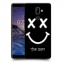 סמיילי כיסוי מגן קשיח בעיצוב אישי עם השם שלך ל Nokia 7 plus יחידה אחת סקרין מובייל