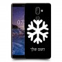 שלג כיסוי מגן קשיח בעיצוב אישי עם השם שלך ל Nokia 7 plus יחידה אחת סקרין מובייל