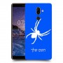 עכביש כיסוי מגן קשיח בעיצוב אישי עם השם שלך ל Nokia 7 plus יחידה אחת סקרין מובייל