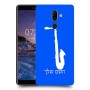 סקספון כיסוי מגן קשיח בעיצוב אישי עם השם שלך ל Nokia 7 plus יחידה אחת סקרין מובייל