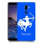 קשת כיסוי מגן קשיח בעיצוב אישי עם השם שלך ל Nokia 7 plus יחידה אחת סקרין מובייל