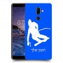 סקִי כיסוי מגן קשיח בעיצוב אישי עם השם שלך ל Nokia 7 plus יחידה אחת סקרין מובייל