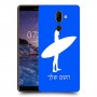 גלישה כיסוי מגן קשיח בעיצוב אישי עם השם שלך ל Nokia 7 plus יחידה אחת סקרין מובייל