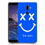 סמיילי כיסוי מגן קשיח בעיצוב אישי עם השם שלך ל Nokia 7 plus יחידה אחת סקרין מובייל