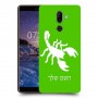 עקרב כיסוי מגן קשיח בעיצוב אישי עם השם שלך ל Nokia 7 plus יחידה אחת סקרין מובייל