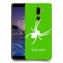 עכביש כיסוי מגן קשיח בעיצוב אישי עם השם שלך ל Nokia 7 plus יחידה אחת סקרין מובייל
