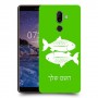 דגים כיסוי מגן קשיח בעיצוב אישי עם השם שלך ל Nokia 7 plus יחידה אחת סקרין מובייל