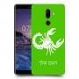 עקרב כיסוי מגן קשיח בעיצוב אישי עם השם שלך ל Nokia 7 plus יחידה אחת סקרין מובייל